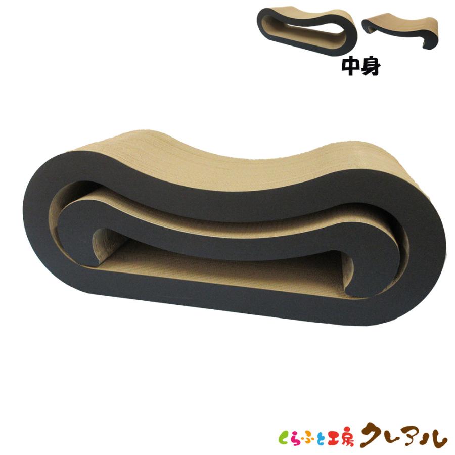 猫 爪とぎ ダンボール  穴あき枕＆片面枕　　　くらふと工房クレアル 日本製  爪磨き 爪みがき 猫用品 おしゃれ ユニーク かわいい | ブランド登録なし