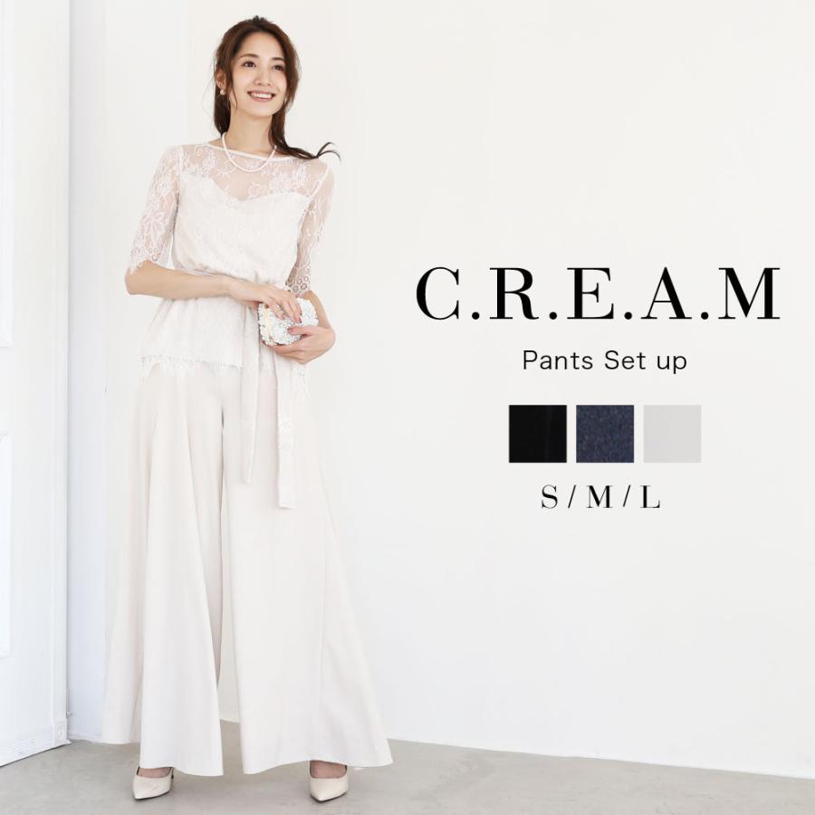 パーティードレス パンツドレス 結婚式 パンツ ワンピース ドレス 大きいサイズ パンツスタイル パーティドレス セットアップ 二次会 レース パーティー 袖あり Dl0108 1 Armaria アルマリア 通販 Yahoo ショッピング