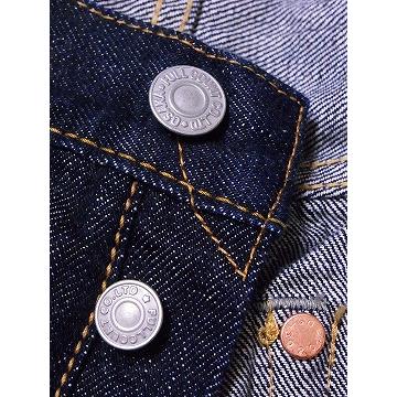 FULLCOUNT フルカウント ジーンズ 0105 0105W ワイドストレート WIDE STRAIGHT WIDE DENIM 13.7oz ジーパン (インディゴブルー/ONE-WASH)の画像