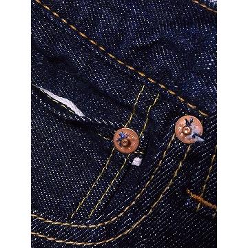 FULLCOUNT フルカウント ジーンズ 0105 0105W ワイドストレート WIDE STRAIGHT WIDE DENIM 13.7oz ジーパン (インディゴブルー/ONE-WASH)の画像