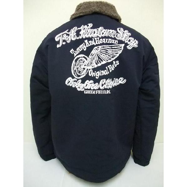 MWS エムダブルエス N-1 タイプ ジャケット T＆H KUSTOM SHOP 139101 (NAVY)