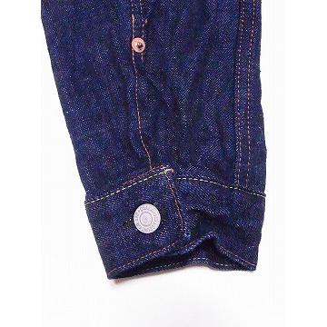 FULLCOUNT フルカウント デニムジャケット 2102 セカンド ジージャン 2nd TYPE DOUBLE FLAP POCKET 13.7 oz. Gジャン リニュー (インディゴブルー/ONE-WASH)の画像