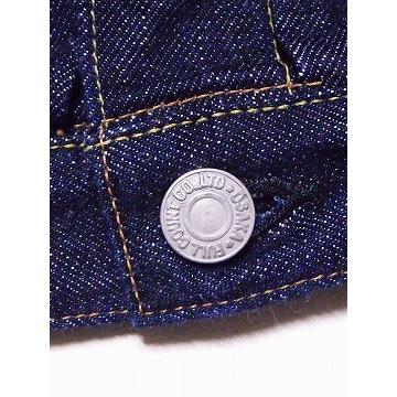 FULLCOUNT フルカウント デニムジャケット 2107 ファースト ジージャン 1st TYPE FLAP POCKET 13.7 oz. Gジャン リニューアル (インディゴブルー/ONE-WASH)の画像
