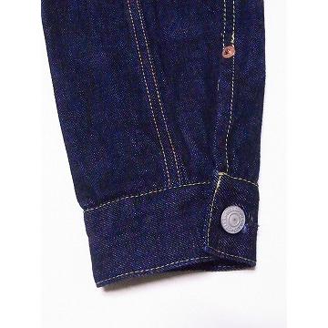 FULLCOUNT フルカウント デニムジャケット 2107 ファースト ジージャン 1st TYPE FLAP POCKET 13.7 oz. Gジャン リニューアル (インディゴブルー/ONE-WASH)の画像