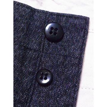 CUSHMAN（クッシュマン） ワークパンツ ブラックシャンブレー タイト 