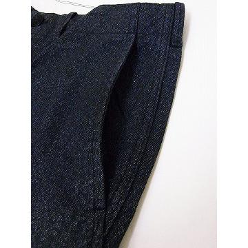 CUSHMAN（クッシュマン） ワークパンツ ブラックシャンブレー タイト 