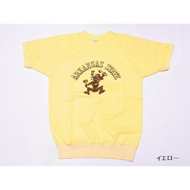 CUSHMAN クッシュマン 半袖スウェット 26800 ラグランスリーブ ARKANSAS STATE ミニパイル スウェットT MINI PILE SWEAT TEE｜cream05｜11