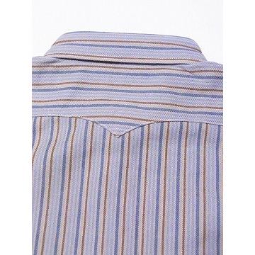 WAREHOUSE 3031ストライプ プルオーバーシャツ size38(M) WAREHOUSE（ウエアハウス） プルオーバーストライプシャツ 3031