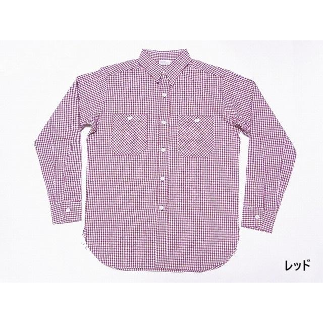 warehouse 3055 サイズ40 美品 WAREHOUSE（ウエアハウス） チェックワークシャツ 3055 A柄 長袖