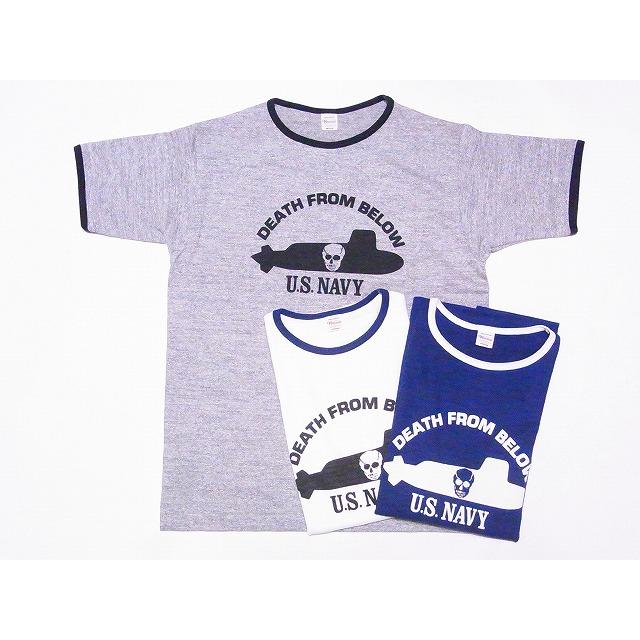 WAREHOUSE（ウエアハウス） Tシャツ リンガー DEATH FROM BELOW 4059 