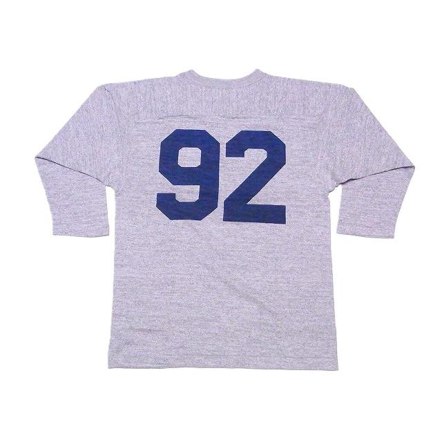 WAREHOUSE（ウエアハウス） フットボールT 4063 NAVY 92 7分袖