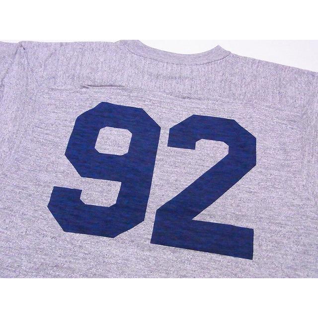 WAREHOUSE（ウエアハウス） フットボールT 4063 NAVY 92 7分袖
