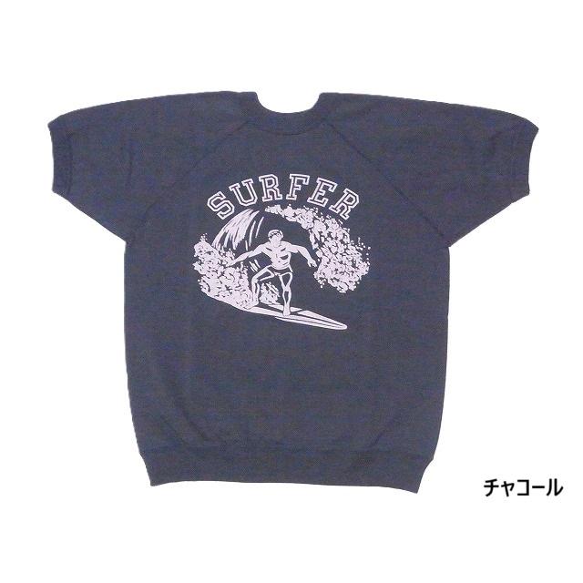 WAREHOUSE（ウエアハウス） 半袖スウェット 4104 SURFER セコハン