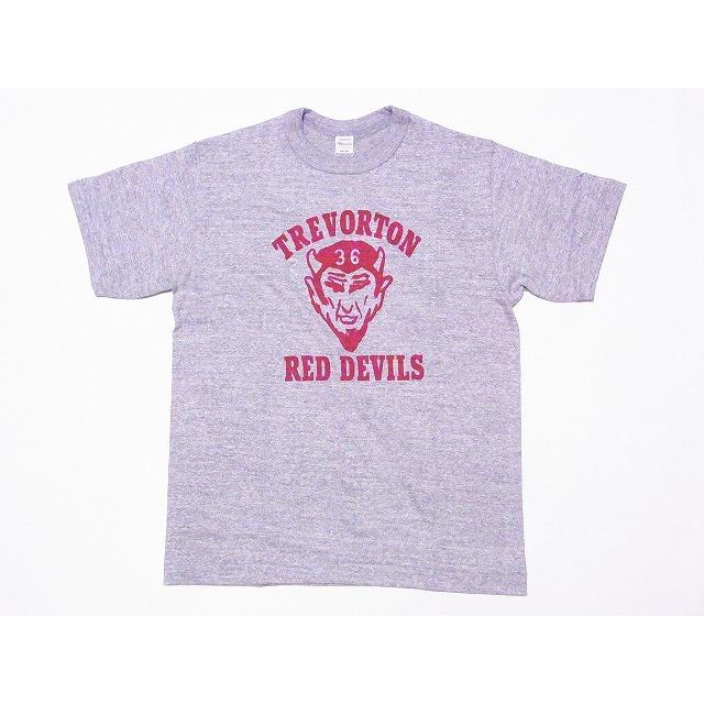 WAREHOUSE（ウエアハウス） Tシャツ RED DEVILS 4601 (杢グレー) : American Clothing Cream ...