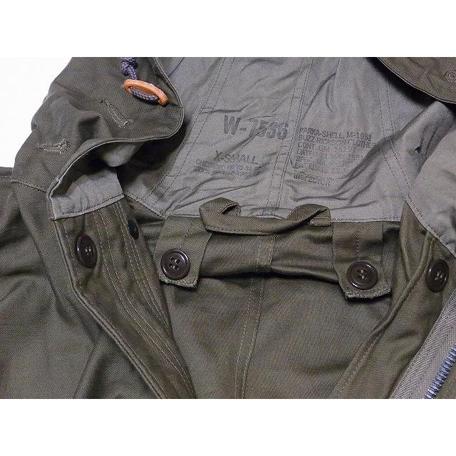 Buzz Rickson's バズリクソンズ M-51 パーカ BR12266 パーカー Type M-51 PARKA-SHELL (オリーブドラブ)の画像