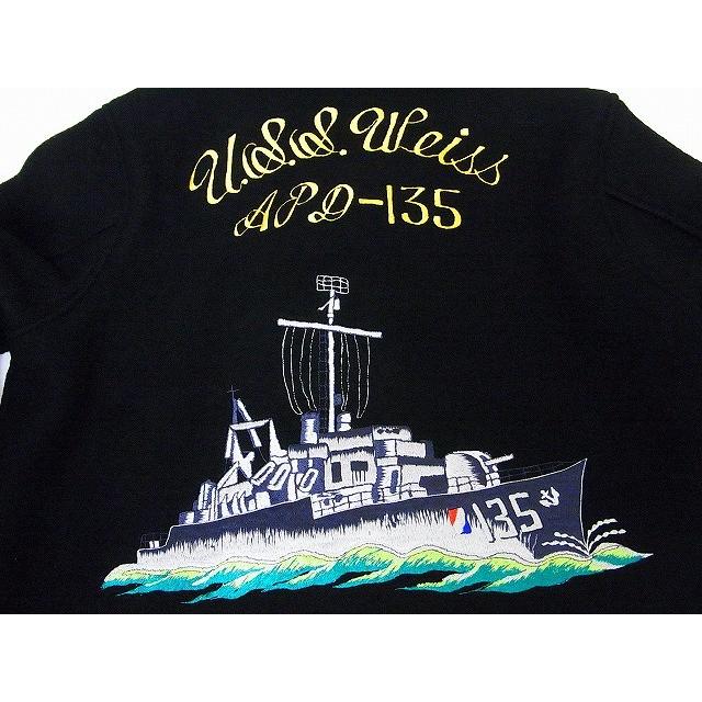 Buzz Rickson's バズリクソンズ ツアージャケット ウール BR13864 USS Weiss WOOL TOUR JACKET (ブラック)の画像