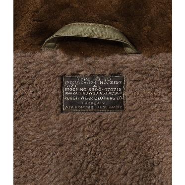 Buzz Rickson's バズリクソンズ B-10 BR15325 ラフウエア ROUGH WEAR CLOTHING CO. ラフウェアクロージング (オリーブドラブ)の画像