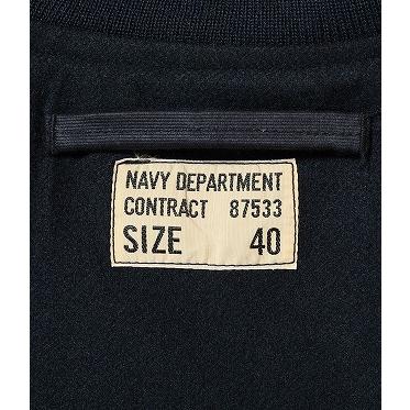 バズリクソンズ Buzz Rickson's JACKET DECK ZIP BR15579 デッキジップ デッキジャケット CONTRACT 87533 (ネイビー)の画像