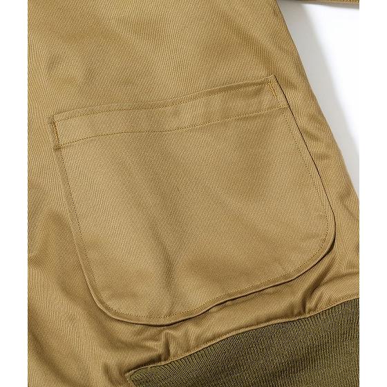 バズリクソンズ Buzz Rickson's タンカース BR15750 パッチポケット タンカースジャケット TANKERS PATCH POCKET (ライトオリーブドラブ)の画像