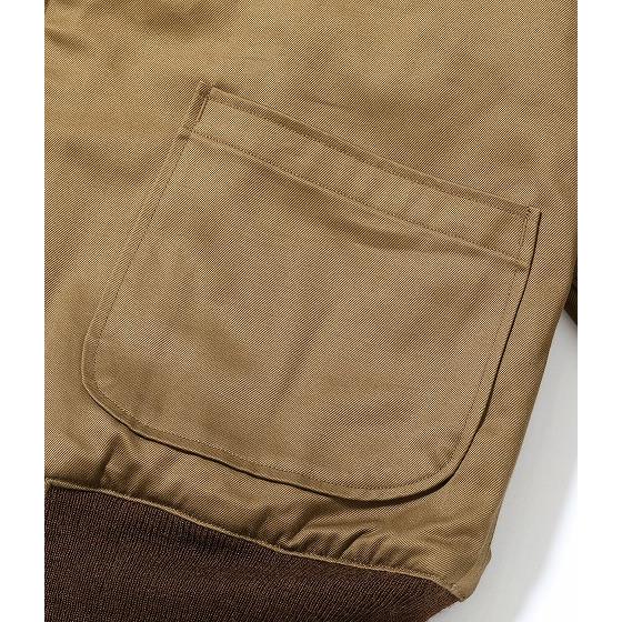 バズリクソンズ Buzz Rickson's タンカース BR15760 ブラウンバージョン パッチポケット タンカースジャケット TANKERS BROWN VERSION PATCH POCKET (ブラウン)の画像