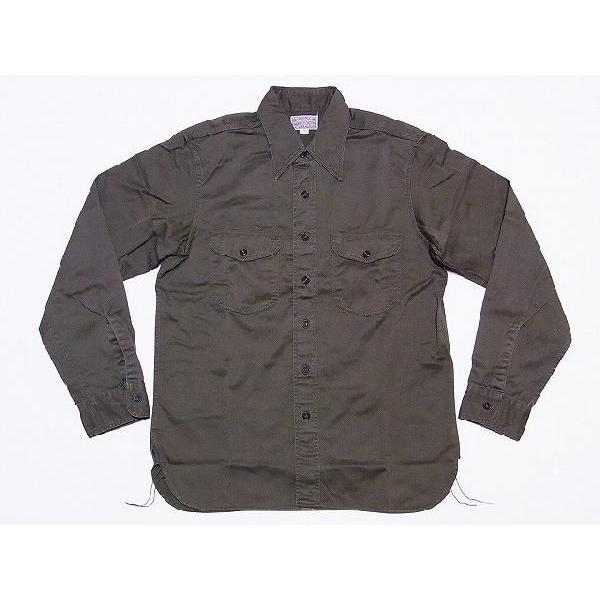 Buzz Rickson's バズリクソンズ ワークシャツ ヘリンボーン BR26081 長袖 HERRINGBONE WORK SHIRT