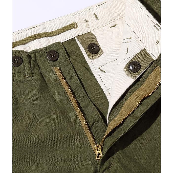 Buzz Rickson's バズリクソンズ M-1951 フィールド トラウザーズ カーゴパンツ BR41962 TROUSERS, SHELL,FIELD,M-1951 SHORT LENGTH (オリーブ)｜cream05｜03