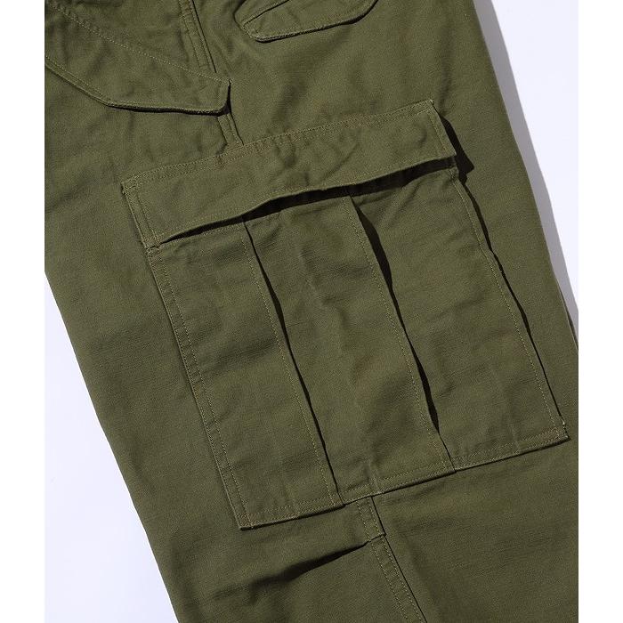 Buzz Rickson's バズリクソンズ M-1951 フィールド トラウザーズ カーゴパンツ BR41962 TROUSERS, SHELL,FIELD,M-1951 SHORT LENGTH (オリーブ)｜cream05｜05