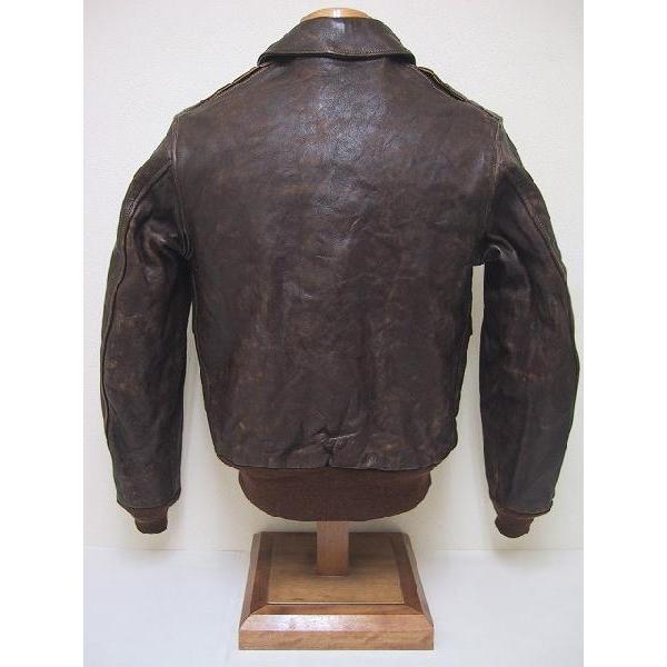 Buzz Rickson's[バズリクソンズ] A-2 WORN OUT FRICTION PROCESS BR80163 (S/BROWN)の画像