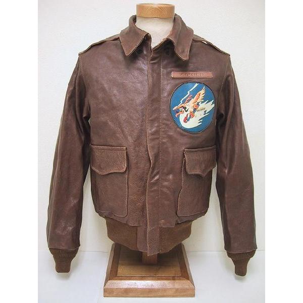 25【新品未使用】 Buzz Ricksons[バズリクソンズ] A-2 314th FTR.SQ. The Hawks BR80186 (S/BROWN) 【WSO2897018349】(101640円)