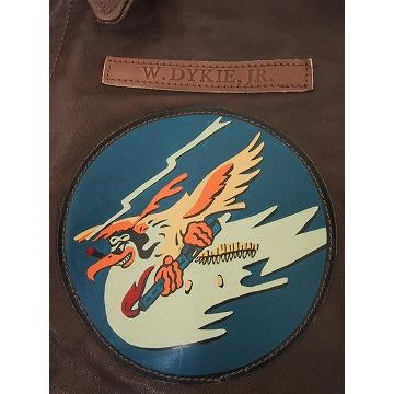 25【新品未使用】 Buzz Ricksons[バズリクソンズ] A-2 314th FTR.SQ. The Hawks BR80186 (S/BROWN) 【WSO2897018349】(101640円)