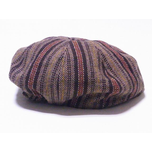 ドライボーンズ　ウールキャスケット Dry Bones（ドライボーンズ） キャスケット ウールストライプ DCH-618