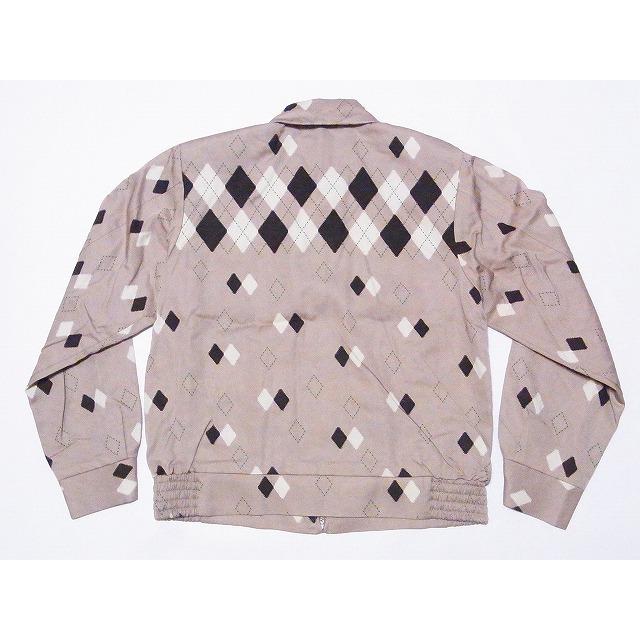 Dry Bones ドライボーンズ ギャバジンジャケット Border Argyle DJ-1112 ギャバジャン ボーダー アーガイル Gabardine Jacket (ベージュ) Dry Bones ドライボーンズ ギャバジンジャケット Border Argyle DJ-1112 ギャバジャン ボーダー アーガイル Gabardine Jacket (ベージュ)