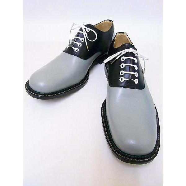Dry Bones ドライボーンズ サドルシューズ Saddle Oxford サドルオックスフォード DSHC-029 (GRAY×BLACK)