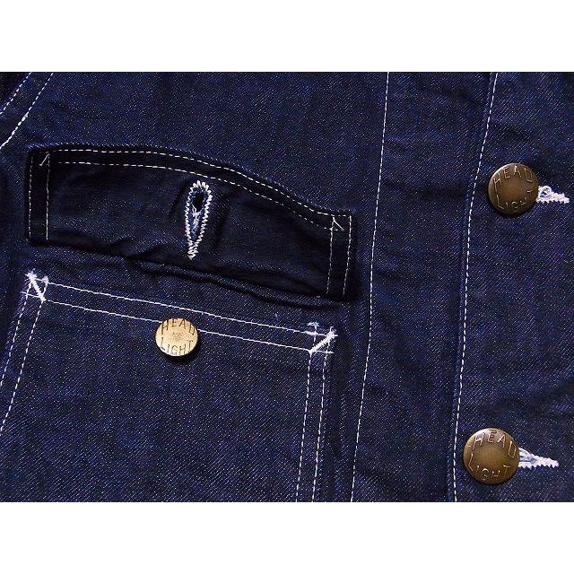 高評価のクリスマスプレゼント Nos ワークコート デニム Hd カバーオール Headlight ヘッドライト Hda ワークコート デニム 12oz カバーオール ヘッドライト 12oz ネイビー One Wash Usa In Made Coat Work Denim Cone ジャケット