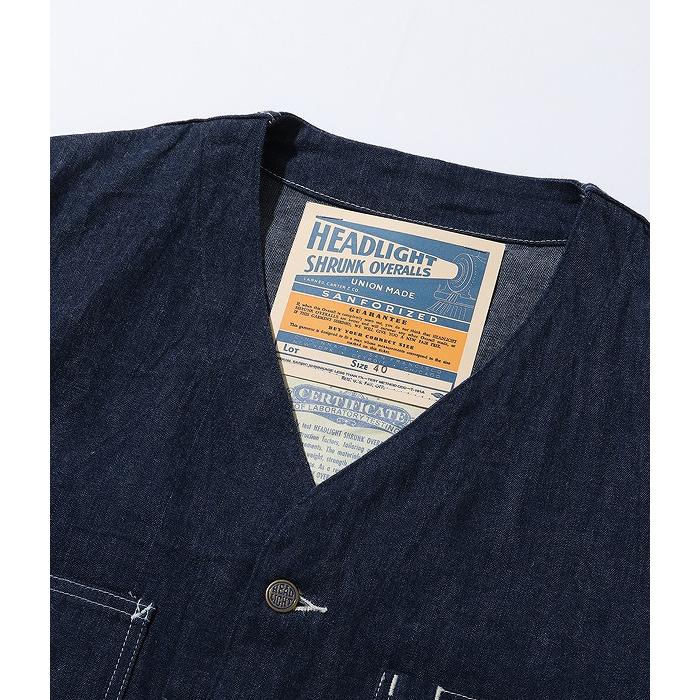 ヘッドライト HEADLIGHT エンジニアジャケット HD15236 ブルー デニム ワークジャケット 10oz. BLUE DENIM