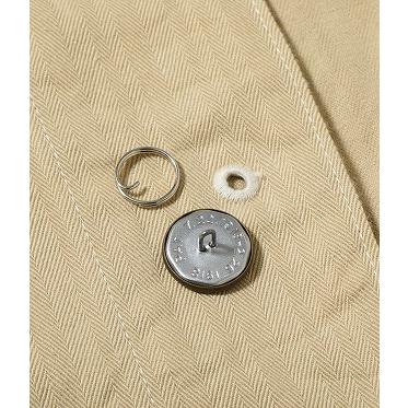 ヘッドライト HEADLIGHT カバーオール HD15908 ランダムヘリンボーン ワークコート ワークジャケット 10oz. RANDOM HBT WORK COAT (ホワイト/ONE-WASH)の画像