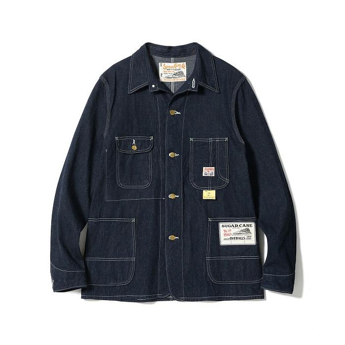 シュガーケーン デニム カバーオール ジャケット SC11953 40 SUGAR CANE シュガーケーン カバーオール デニム SC15655 11オンス