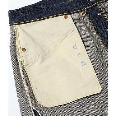 シュガーケーン SUGAR CANE ジーンズ SC49001 S1945モデル Super "Denim" Collectibles 1945 MODEL ジーパン #01 14oz WAIST OVERALLS (ネイビー/ONE-WASH)の画像
