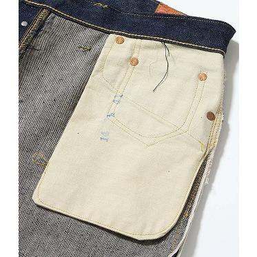 シュガーケーン SUGAR CANE ジーンズ SC49001 S1945モデル Super "Denim" Collectibles 1945 MODEL ジーパン #01 14oz WAIST OVERALLS (ネイビー/ONE-WASH)の画像