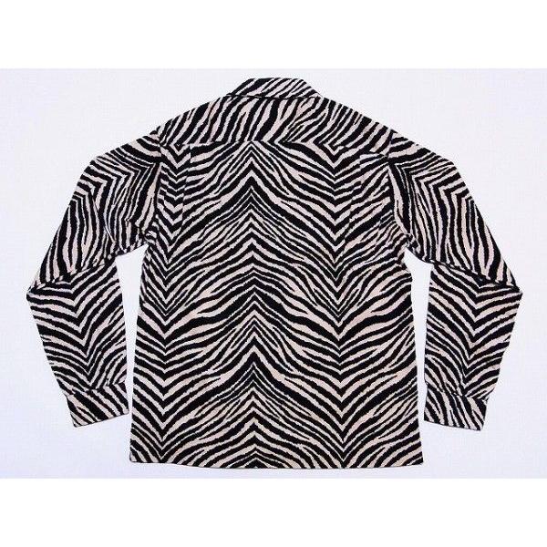 Style Eyes ゼブラ柄 オープンカラーシャツ XL STYLE EYES（スタイルアイズ） オープンシャツ ZEBRA ゼブラ 長袖