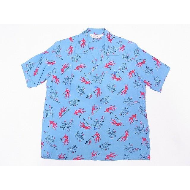 STAR OF HOLLYWOOD スターオブハリウッド 半袖 オープンカラー シャツ アロハ レーヨン SAINTS&SINNERS SH38391 STAR OF HOLLYWOOD HOLLYWOOD[スターオブハリウッド] オープンシャツ