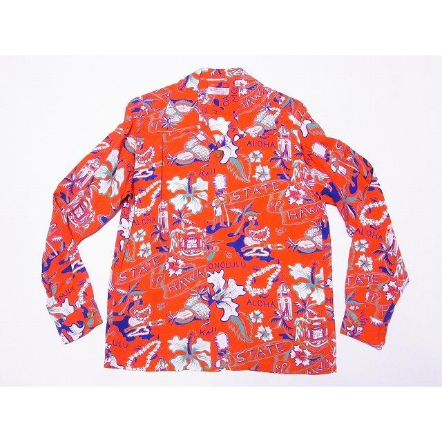 新品！SUN SURF サンサーフ　SATE OF HAWAII 長袖アロハ SUN SURF サンサーフ 長袖アロハシャツ SS28782 STATE OF HAWAII 長袖