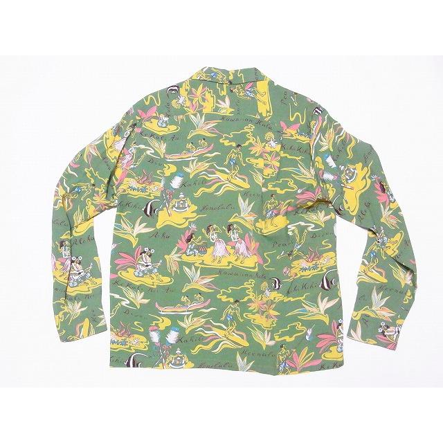 SUN SURF サンサーフ 長袖アロハシャツ SS29401 HAWAIIAN HULA 長袖
