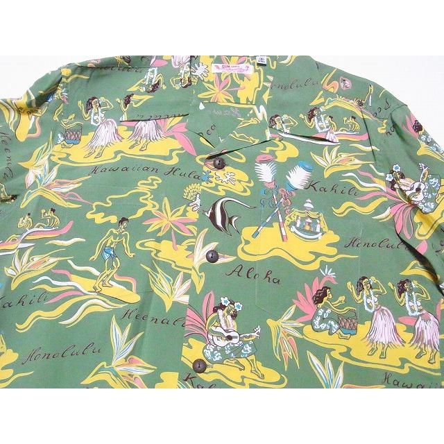 SUN SURF サンサーフ 長袖アロハシャツ SS29401 HAWAIIAN HULA 長袖
