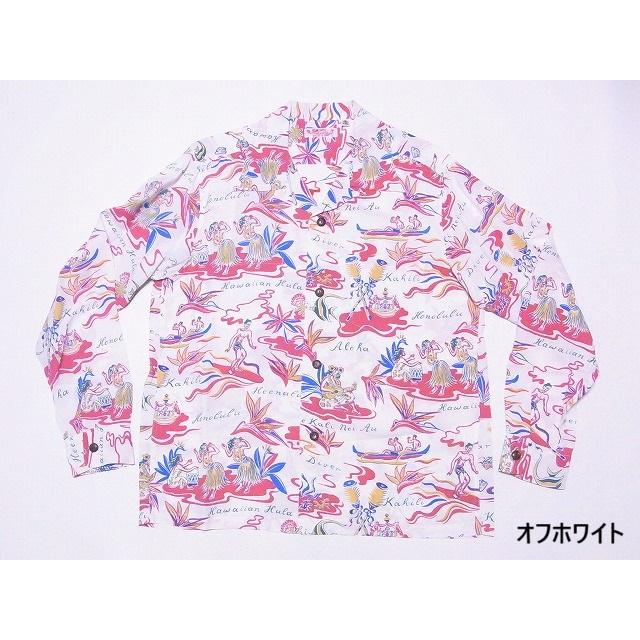 SUN SURF サンサーフ 長袖アロハシャツ SS29401 HAWAIIAN HULA 長袖