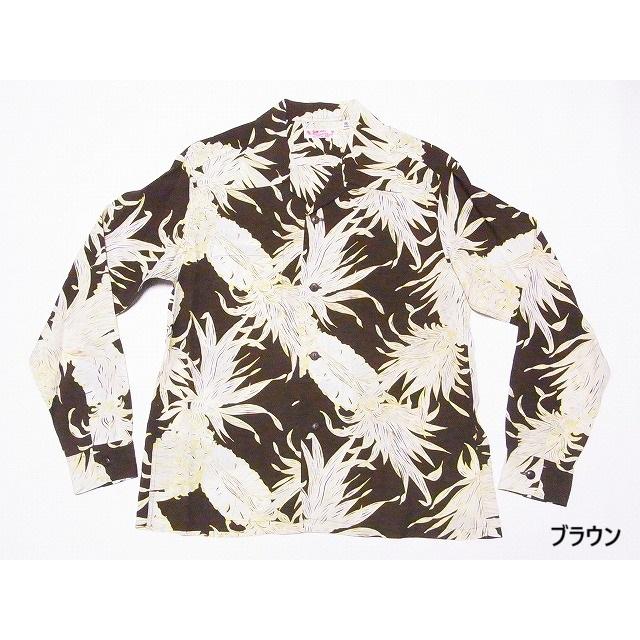 SUN SURF サンサーフ 長袖アロハシャツ SS29403 ISLAND PINEAPPLE 長袖
