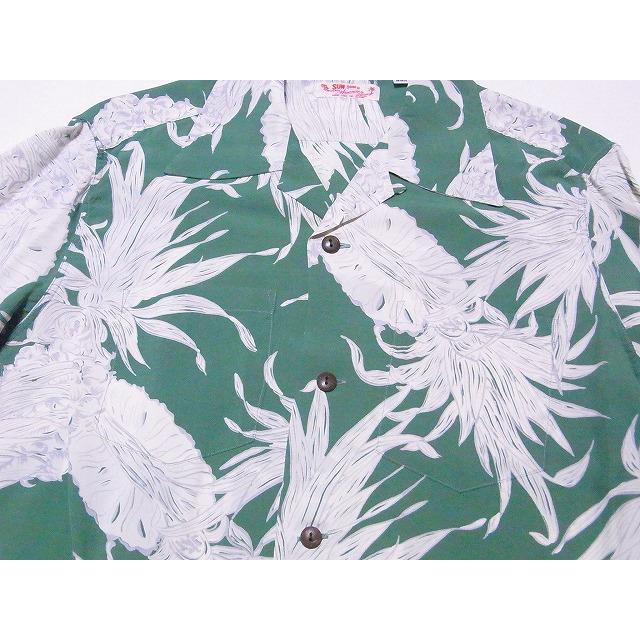 SUN SURF サンサーフ 長袖アロハシャツ SS29403 ISLAND PINEAPPLE 長袖