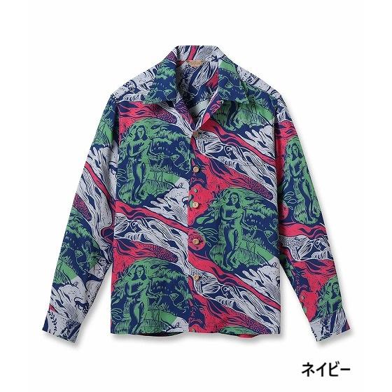 SUN SURF サンサーフ アロハシャツ SS29674 GAUGUIN WOODCUT MYSTIC