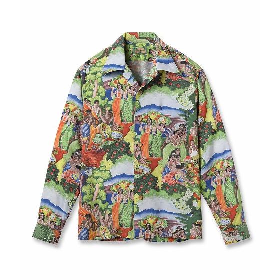 SUN SURF サンサーフ アロハシャツ SS29679 ORIGINAL MATSON MENU