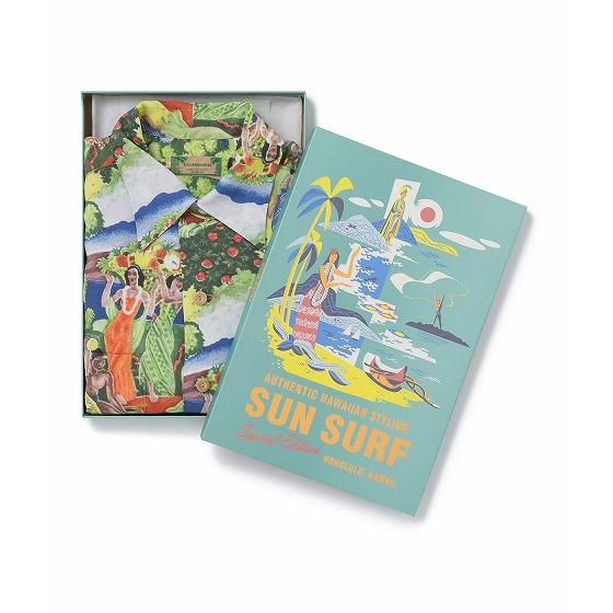 SUN SURF サンサーフ アロハシャツ SS29679 ORIGINAL MATSON MENU
